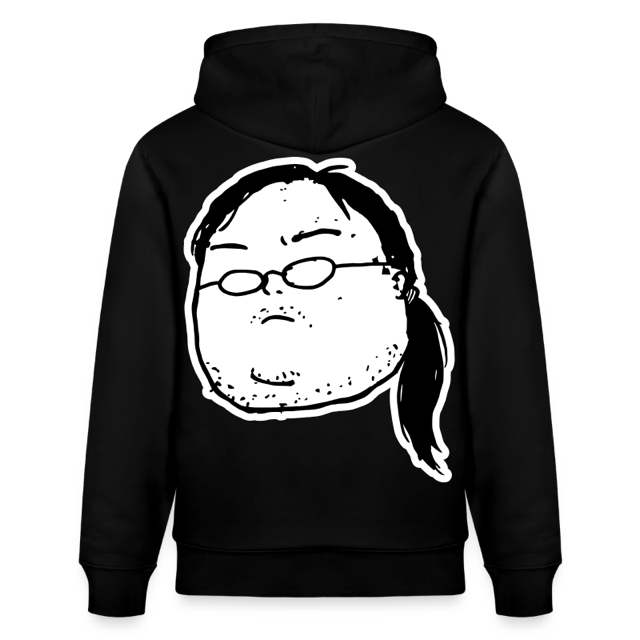 hoodie, back view